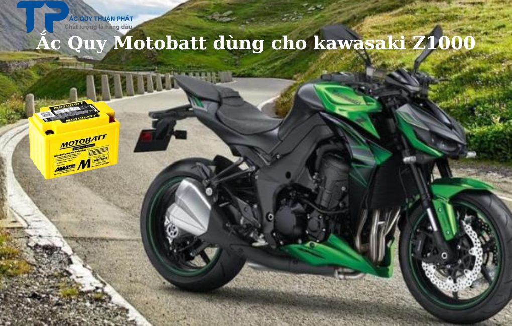 Ắc quy Motobatt dùng cho Kawasaki Z1000