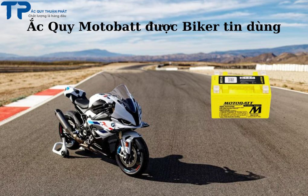 Ắc quy Motobatt được Biker tin dùng