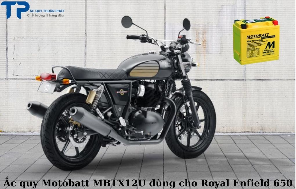 Ắc quy Motobatt MBTX12U dùng cho Royal Enfield 650