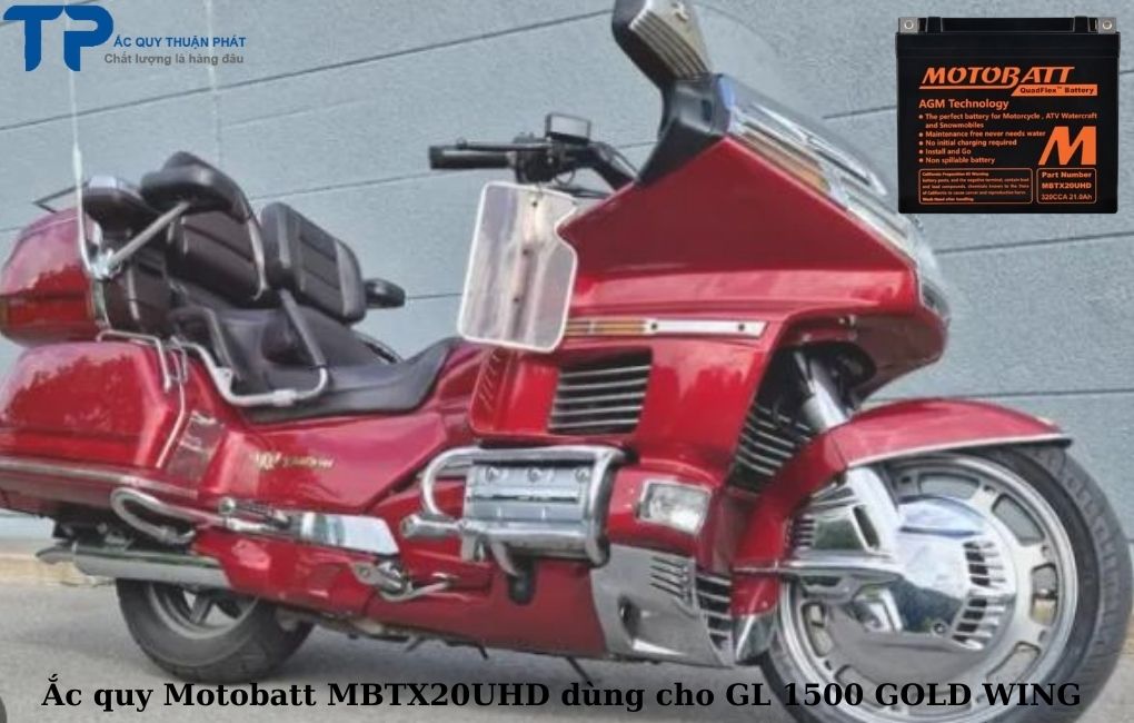 Ắc quy Motobatt MBTX20UHD dùng cho GL 1500 GOLD WING