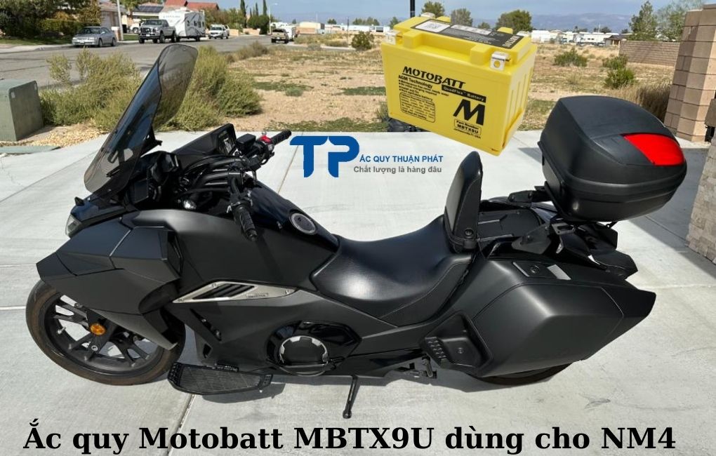 Ắc quy Motobatt MBTX9U dùng cho Honda NM4