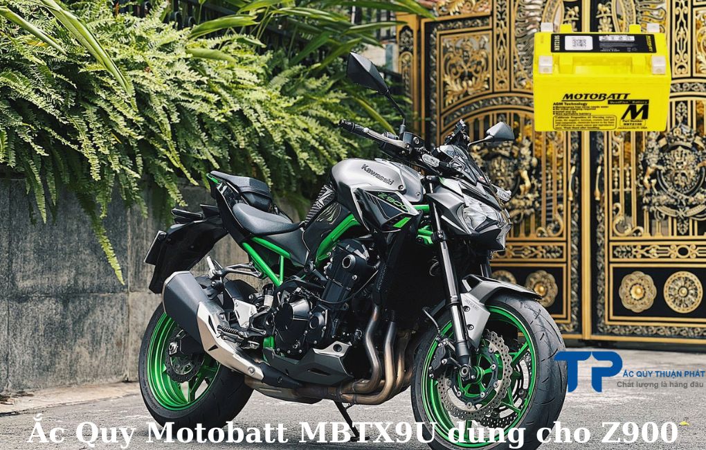 Ắc quy Motobatt MBTX9U dùng cho Kawasaki Z900