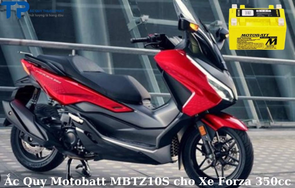 Ắc quy Motobatt MBTZ10S cho xe Forza 350cc