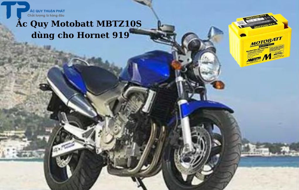Ắc quy Motobatt MBTZ10S dùng cho Hornet 919