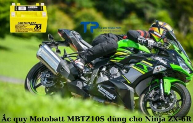 Ắc quy Motobatt MBTZ10S dùng cho Ninja ZX-6R