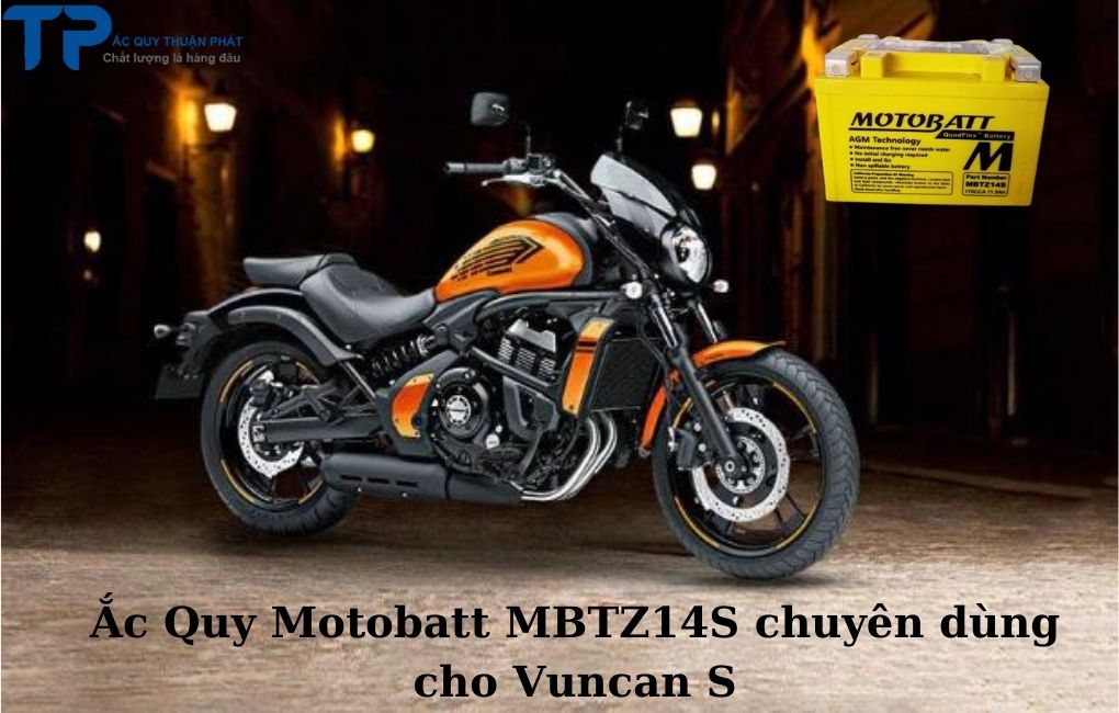 Ắc quy Motobatt MBTZ14S chuyên dùng cho VUNCAN S
