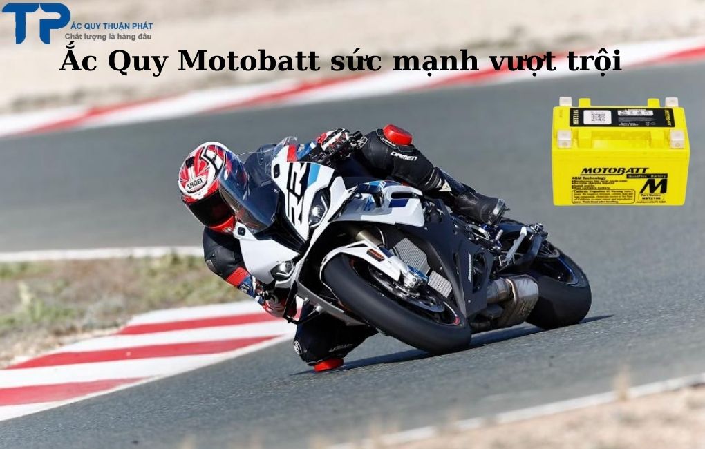 Ắc quy Motobatt sức mạnh vượt trội