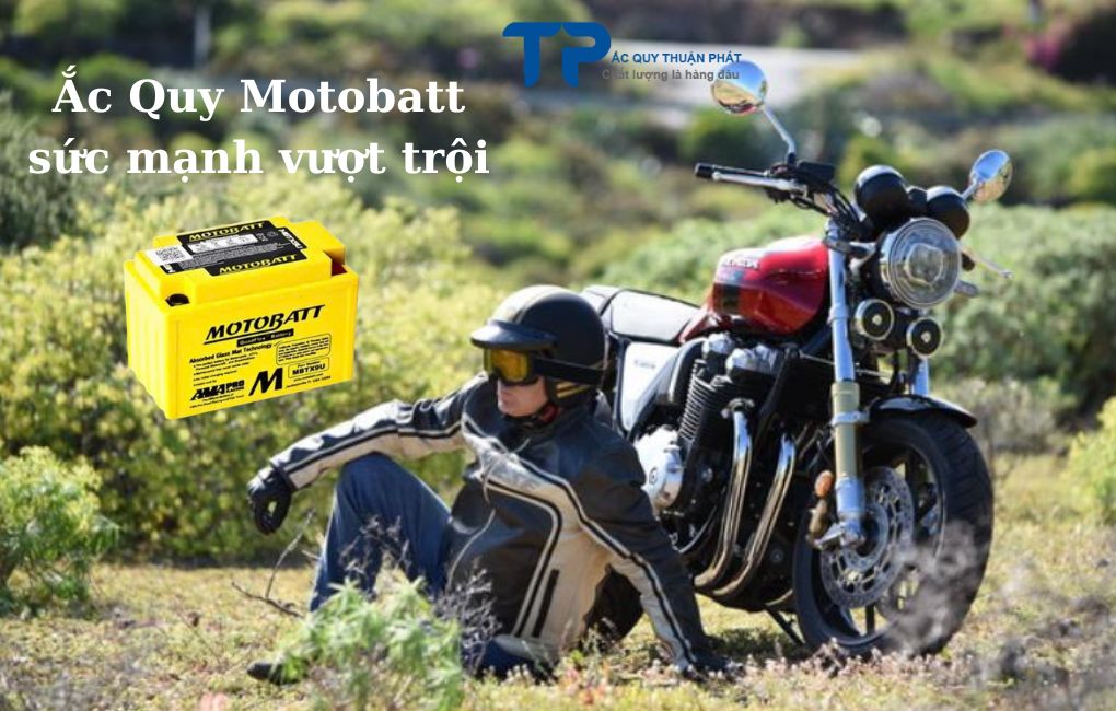 Ắc quy Motobatt sức mạnh vượt trội