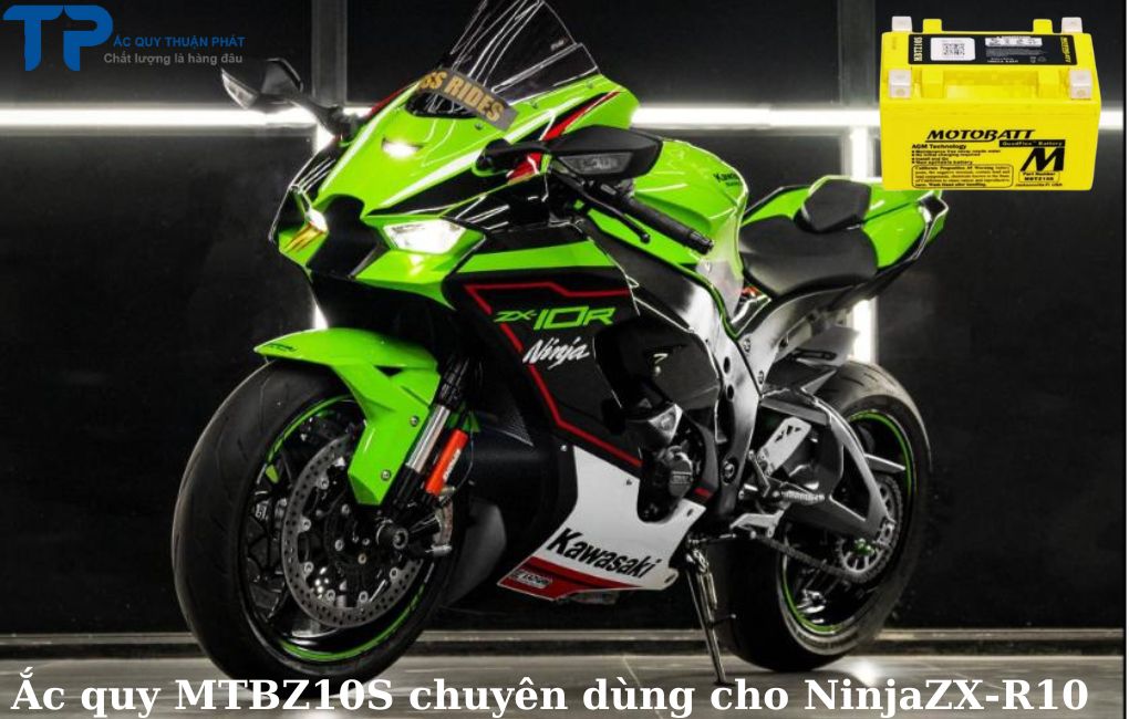 Ắc quy MBTZ10S chuyên dùng cho NinjaZX-R10