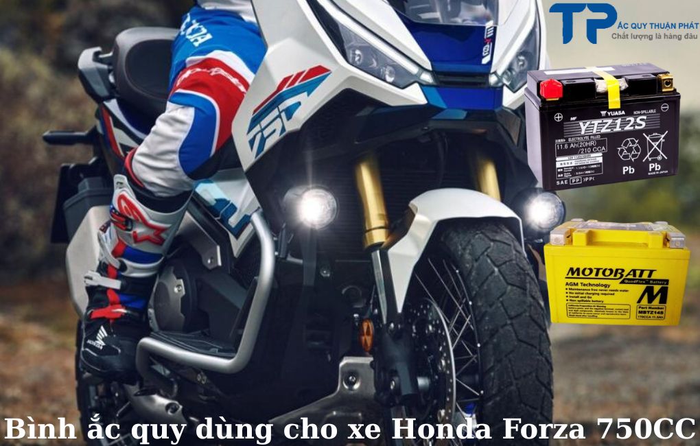 Bình ắc quy dùng cho Honda Forza 750CC