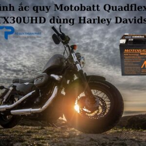 Bình ắc quy Motobatt Quadfkex MBTX30UHD dùng Harley Davidson