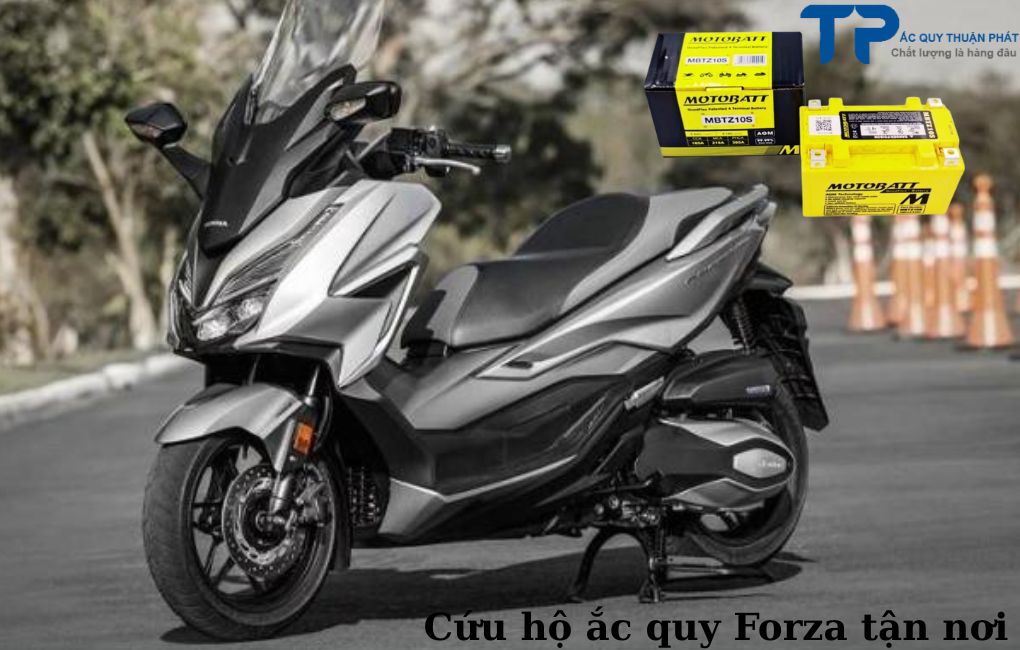 Cứu hộ ắc quy Honda Forza tận nơi
