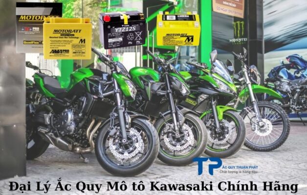 Đại lý ắc quy Moto Kawasaki chính hãng
