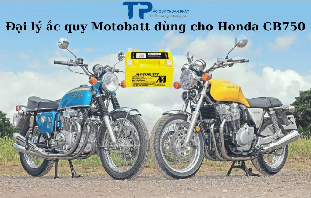 Đại lý ắc quy Motobatt dùng cho Honda CB750