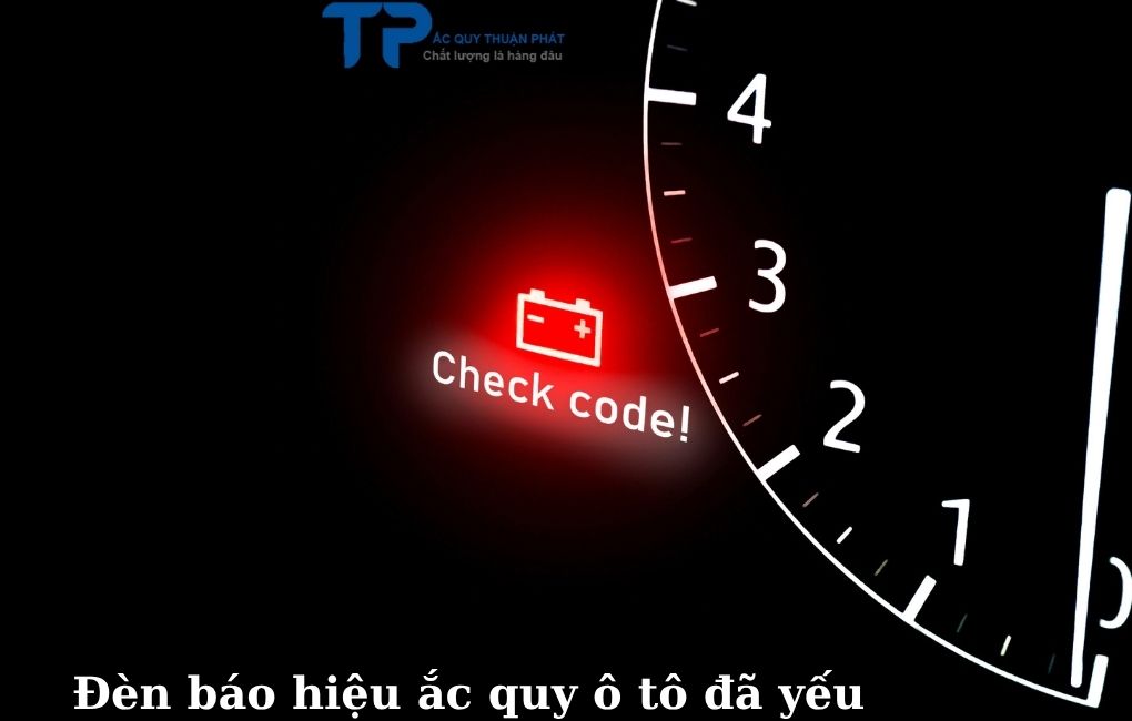 Đèn báo hiệu ắc quy ô tô đã yếu