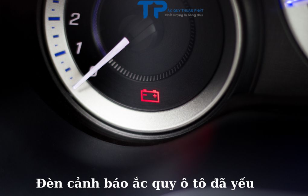 Đèn cảnh báo ắc quy ô tô đã yếu