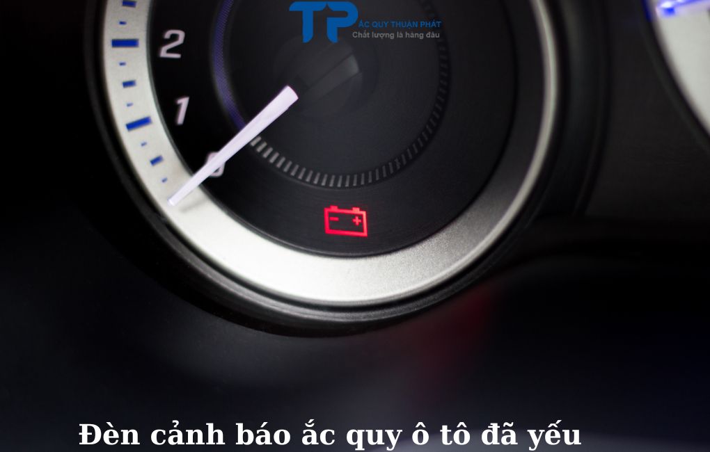 Đèn cảnh báo ắc quy ô tô đã yếu