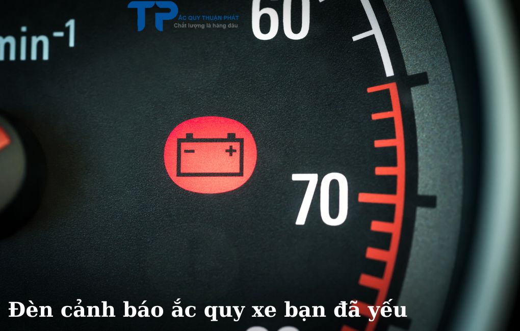 Đèn cảnh báo ắc quy xe bạn đã yếu
