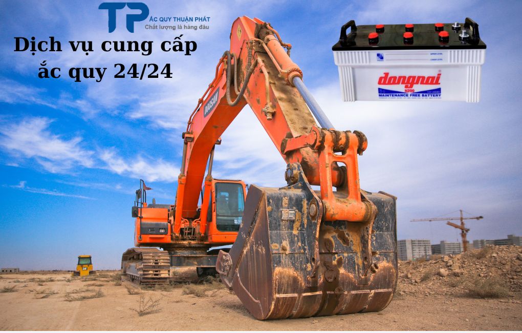 Dịch vụ cung cấp ắc quy 24/24