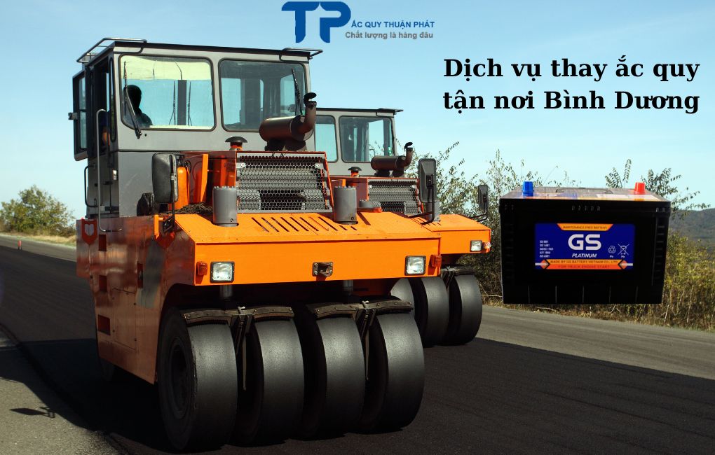 Dịch vụ thay ắc quy tận noi Bình Dương
