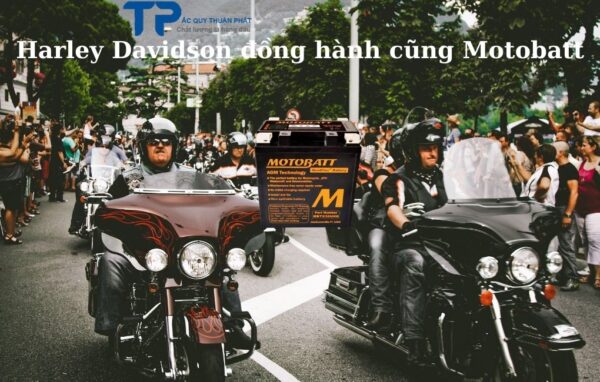 Harley Davidson đồng hành cùng ắc quy Motobatt