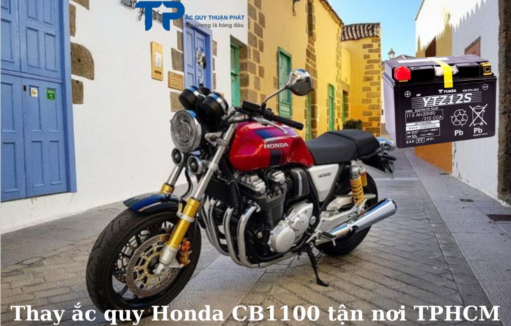 Thay ắc quy Honda CB1100 tận nơi TPHCM