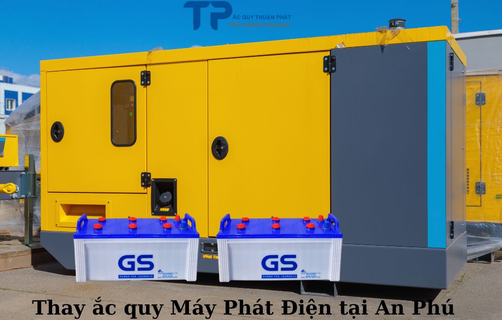 Thay ắc quy Máy Phát Điện tại An Phú