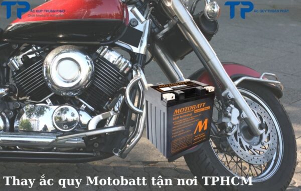 Thay ắc quy Motobatt tận nơi TPHCM