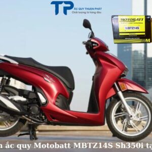 Thay bình ắc quy Motobatt MBTZ14S cho SH350i tại TPHCM