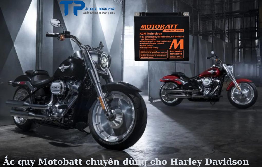Ắc quy Motobatt chuyên dùng cho Harley Davidson