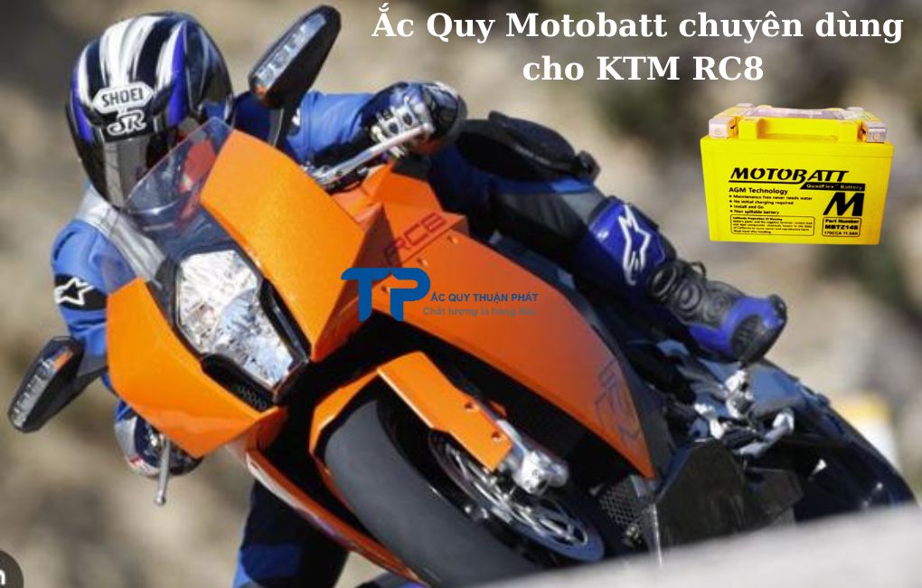Ắc quy Motobatt chuyên dùng cho KTM RC8