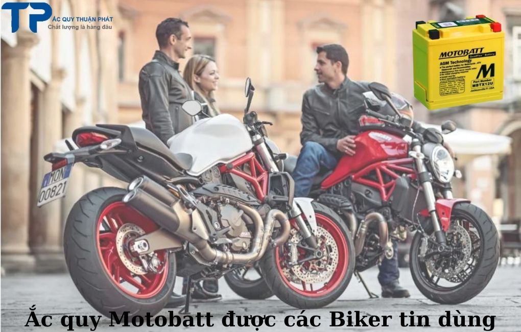 Ắc quy Motobatt được các Biker tin dùng