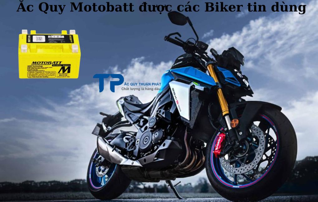 Ắc quy Motobatt được các Biker tin dùng