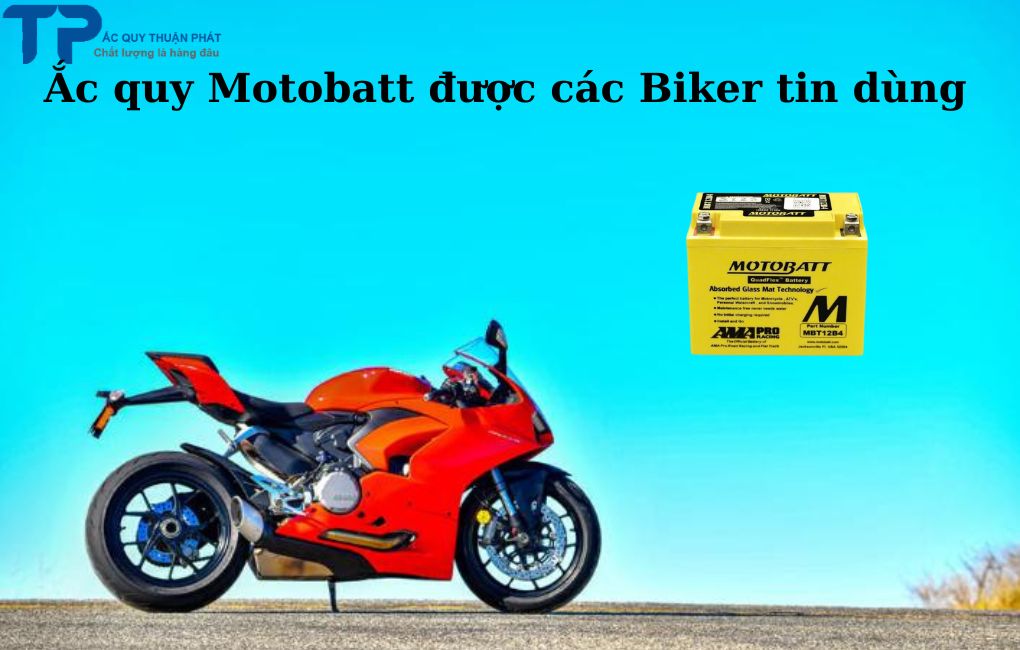 Ắc quy Motobatt được các Biker tin dùng