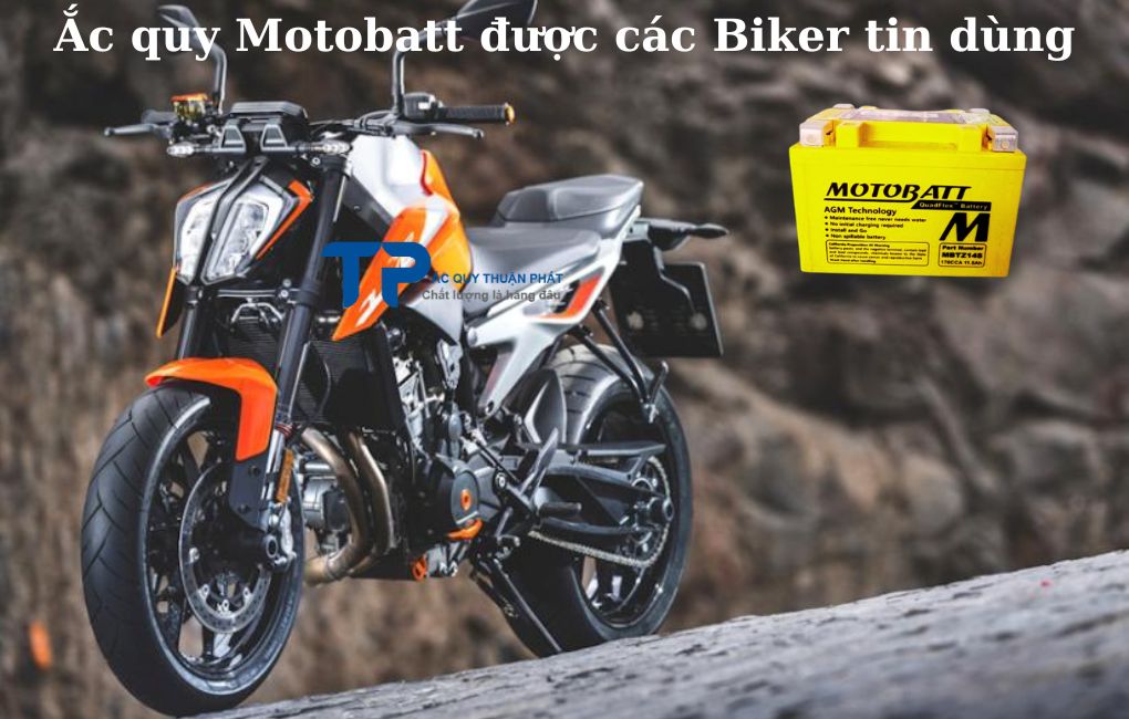 Ắc quy Motobatt được các Biker tin dùng