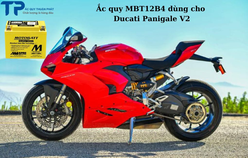Ắc quy Motobatt MBT12B4 dùng cho Ducati Panigale V2