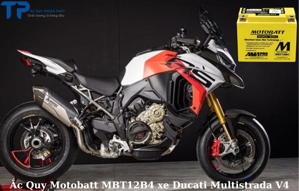 Ắc Quy Motobatt MBT12B4 xe Ducati Multistrada V4