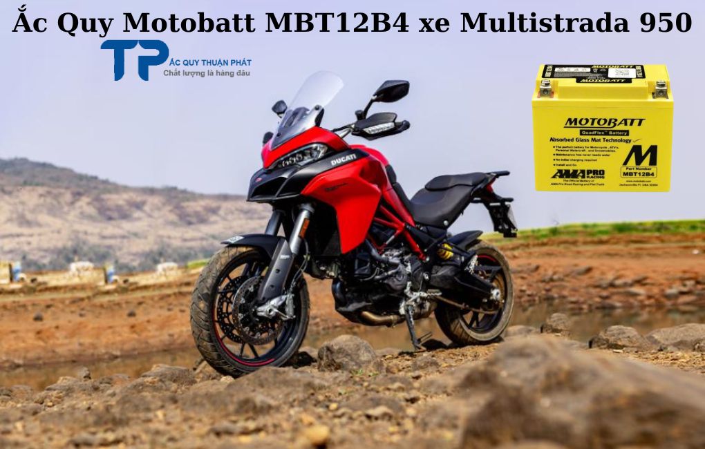 Ắc quy Motobatt MBT12B4 xe Multistrada 950