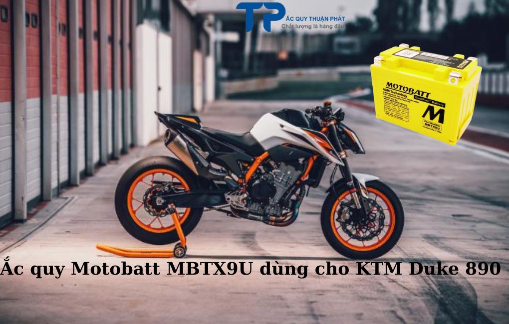 Ắc quy Motobatt MBTX9U dùng cho KTM Duke 890