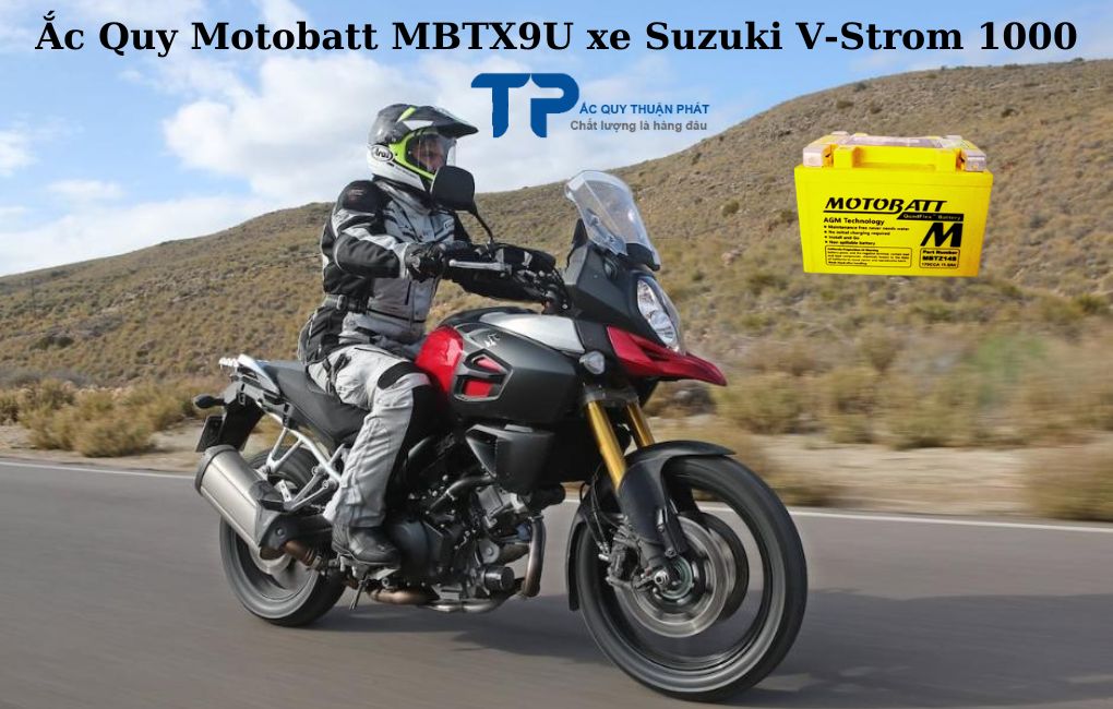 Ắc quy Motobatt MBTX9U xe Suzuki V-Strom 1000