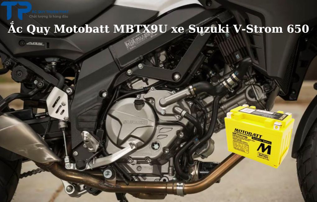 Ắc quy Motobatt MBTX9U xe Suzuki V-Strom 650