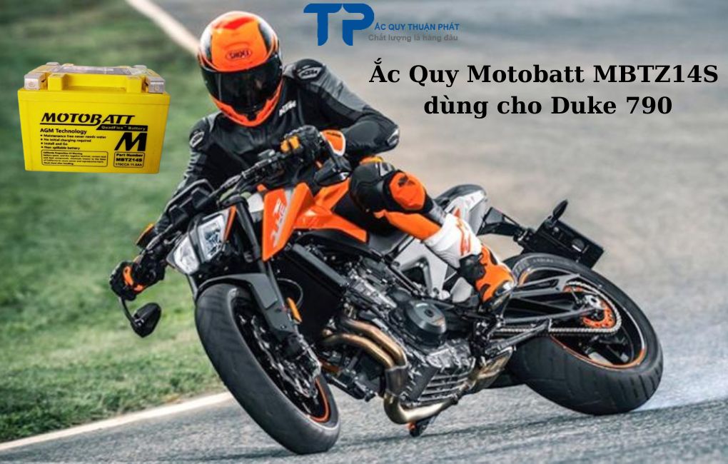 Ắc quy Motobatt MBTZ14S dùng cho KTM Duke 790