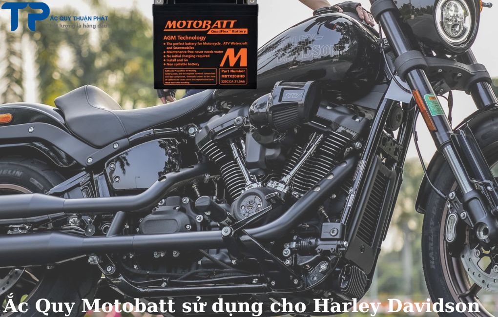 Ắc quy Motobatt sử dụng cho Harley Davidson