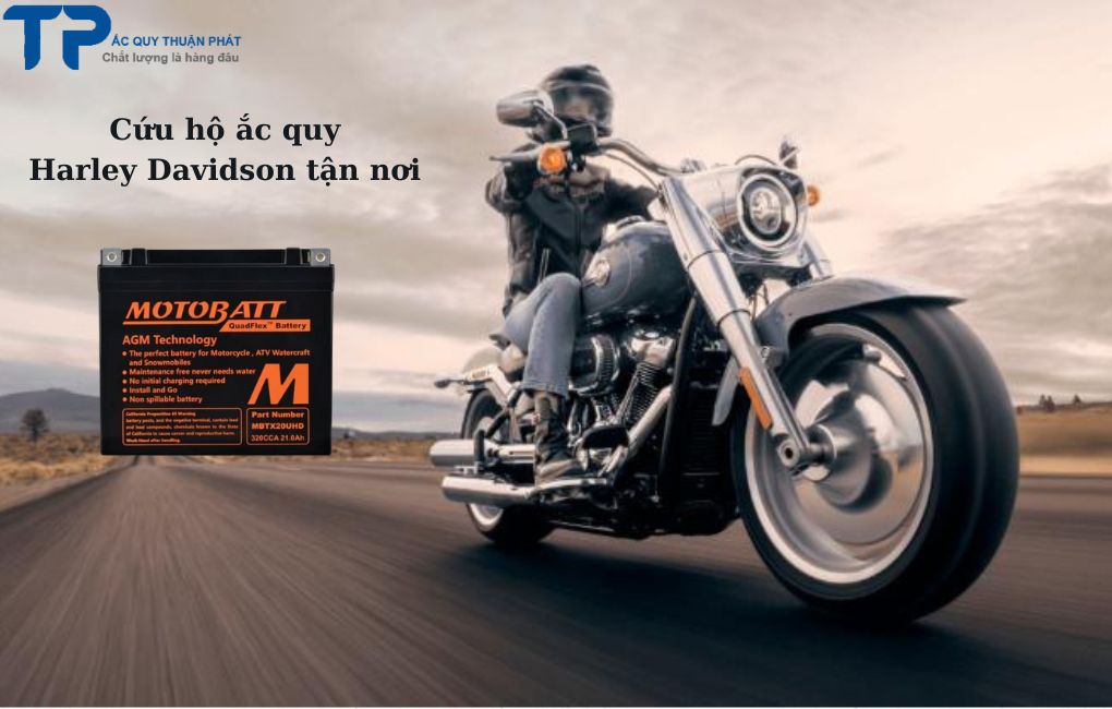 Cứu hộ ắc quy Harley Davidson tận nơi