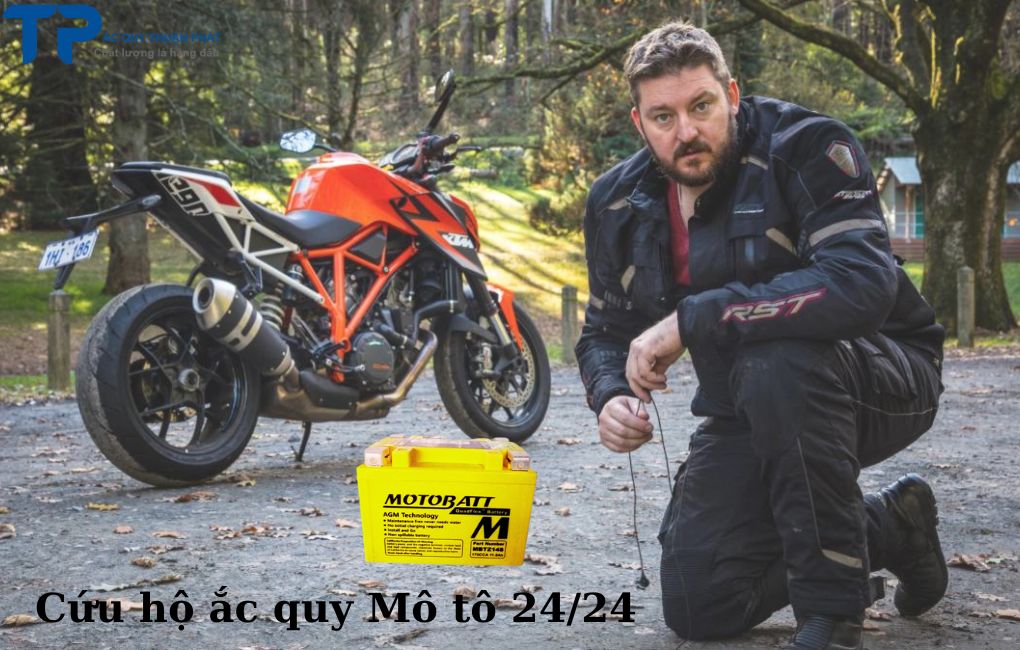 Cứu hộ ắc quy mô tô 24/24