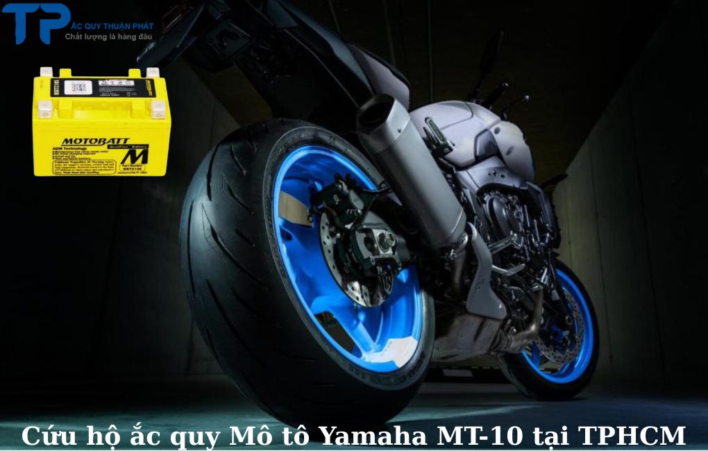 Cứu hộ ắc quy Mô tô Yamaha MT-10 tại TPHCM