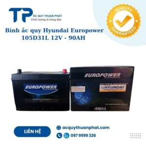 Ắc quy Hyundai Europower 105D31L 12V - 90AH