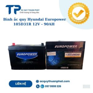 Ắc quy Hyundai Europower 105D31R 12V - 90AH