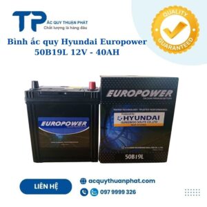 Ắc quy Hyundai Europower 50B19L 12V - 40AH