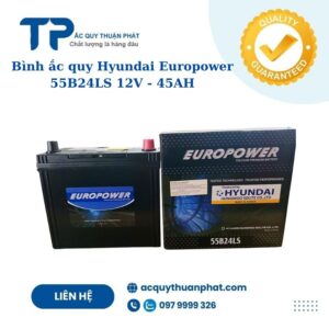 Ắc quy Hyundai Europower 55B24LS 12V - 45AH